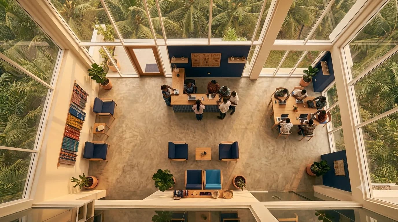 The GuruSpace co-working floor